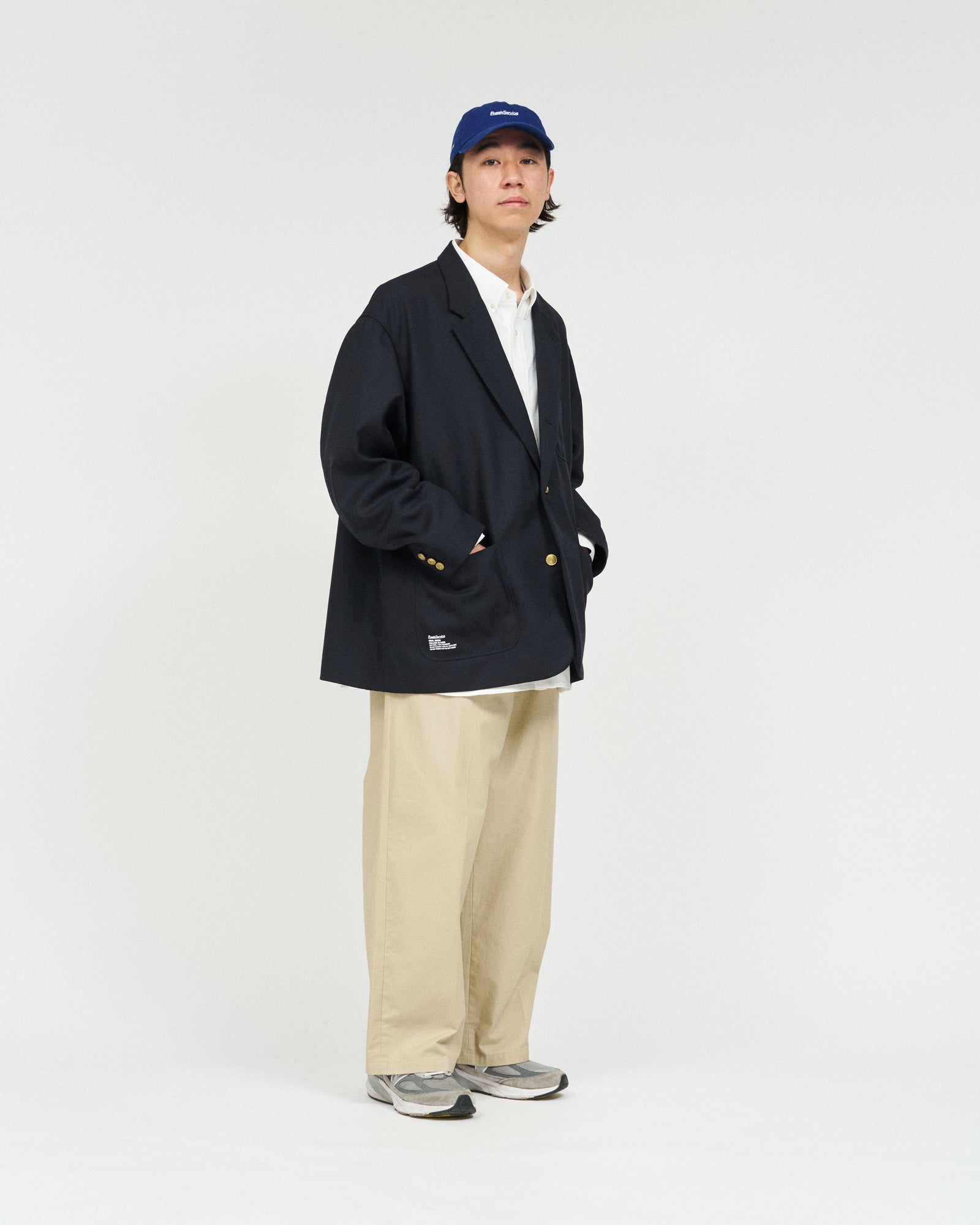 Fresh Service / WOOL SERGE COLLEGE BLAZER – redtriangle