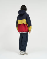 Fresh Service / NYLON CANVAS SAILING JACKET - Navy×Red