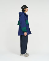 Fresh Service / NYLON CANVAS SAILING JACKET - Blue×Green