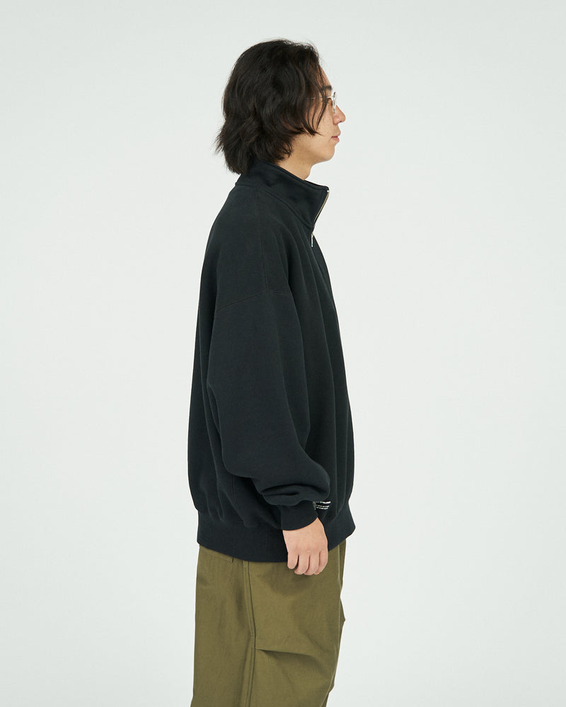 FreshService / Heavy Oz Half Zip Pullover - Black