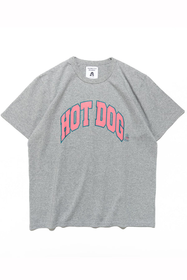 TACOMA FUJI RECORDS /HOT DOG COLLEGE LOGO designed by Shuntaro Watanabe -Heather Gray