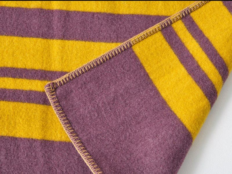 Horse Blanket Research / Horse Blanket  1/2 - Purple/Mustard