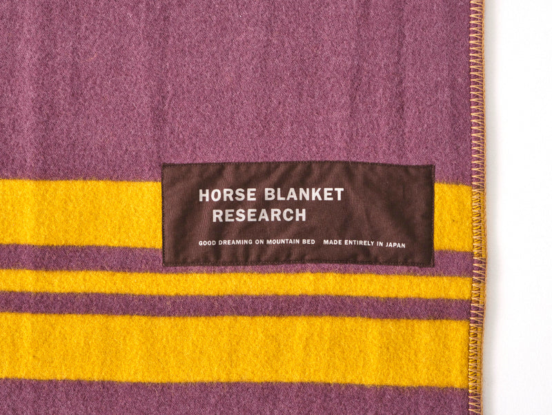 Horse Blanket Research / Horse Blanket - Purple/Mustard