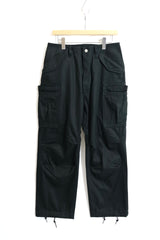 SASSAFRAS / OVERGROWN PANTS-HERRINGBONE TWILL / Black