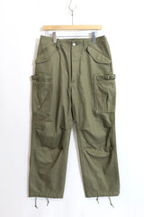 SASSAFRAS / OVERGROWN PANTS-HERRINGBONE TWILL / Olive
