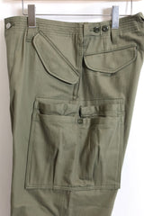 SASSAFRAS / OVERGROWN PANTS-HERRINGBONE TWILL / Olive