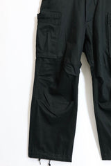 SASSAFRAS / OVERGROWN PANTS-HERRINGBONE TWILL / Black