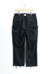 SASSAFRAS / OVERGROWN PANTS-HERRINGBONE TWILL / Black