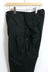 SASSAFRAS / OVERGROWN PANTS-HERRINGBONE TWILL / Black