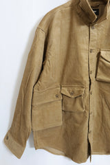 MODMNT /CORDUROY UTILITY CPO SHIRT - BEIGE