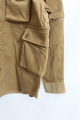 MODMNT /CORDUROY UTILITY CPO SHIRT - BEIGE