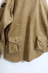 MODMNT /CORDUROY UTILITY CPO SHIRT - BEIGE