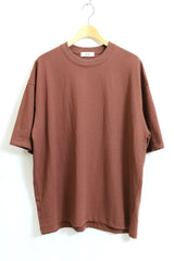 alvana / 空紡 S/S Tee Shirts-Brown Red