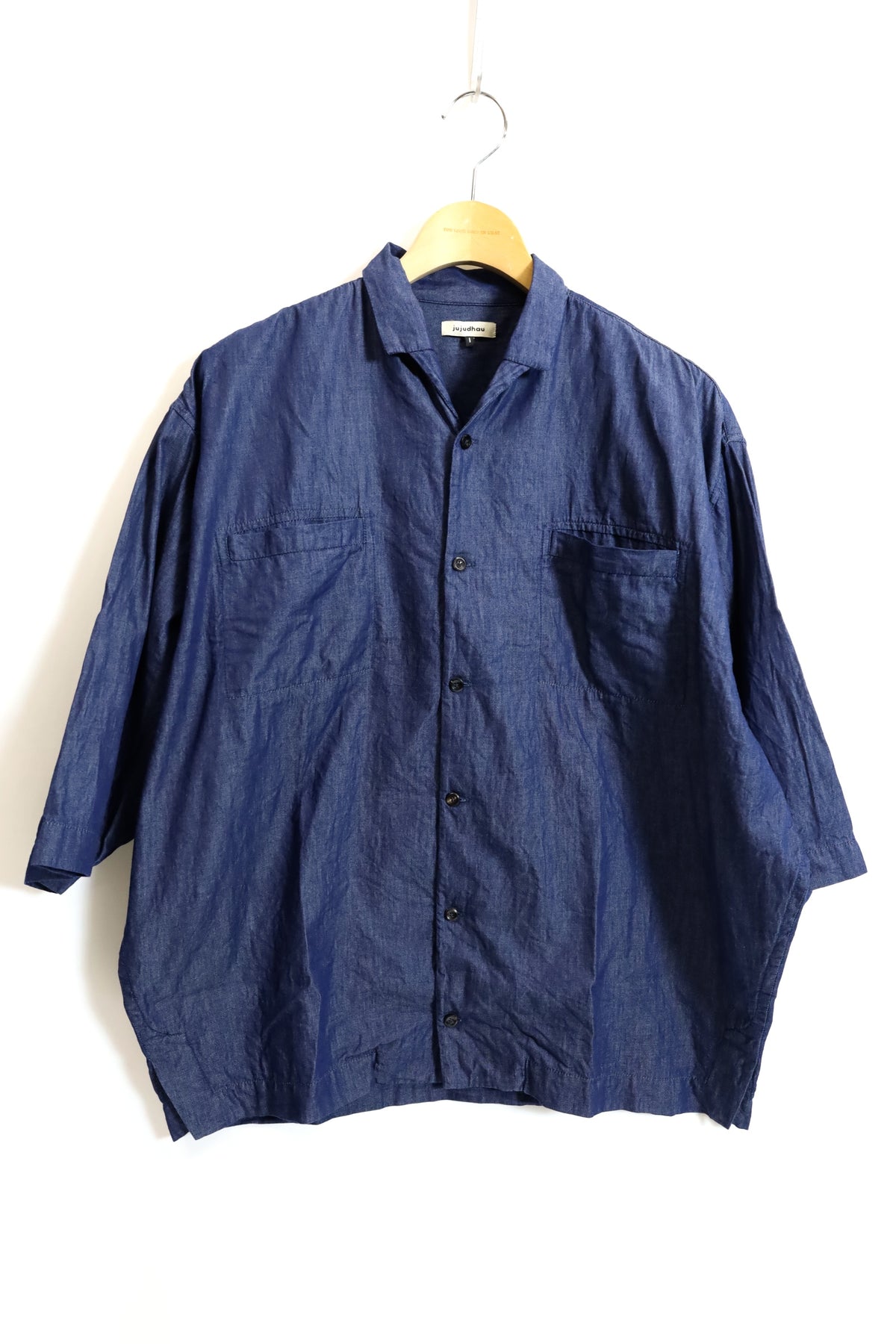 ズーズーダウ　jujudhau 黒 jujudhau (ズーズーダウ) SOUTIEN COLLAR COAT / ステンカラーコート
