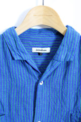 jujudhau / Beack Collar Shirt 1/2 - BG Stripe 