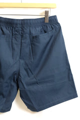 TODAY edition / Embroidery Beach Shorts-NAVY