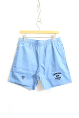 TODAY edition / Embroidery Beach Shorts-BLUE