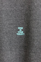 TODAY edition / Write Here SS Tee-Charcoal.H