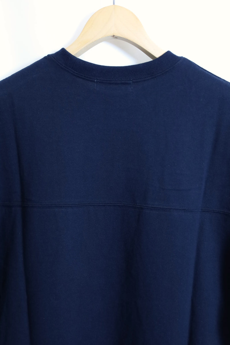 alvana / 空紡　FootBall S/S Tee Shirt - Ink Navy