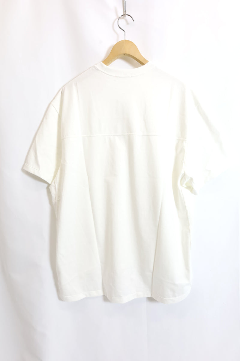 alvana / 空紡　FootBall S/S Tee Shirt - White