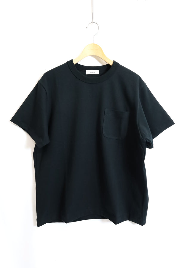 alvana / 空紡　Classic PK Tee Shirt - Black