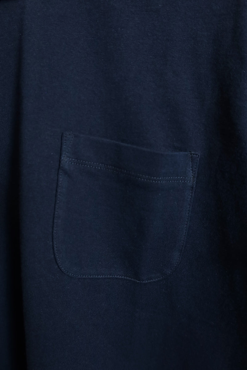 alvana / 空紡　Classic PK Tee Shirt - Ink Navy