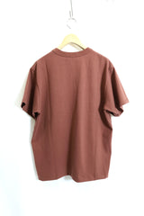 alvana / 空紡　Classic PK Tee Shirt - Red Brown