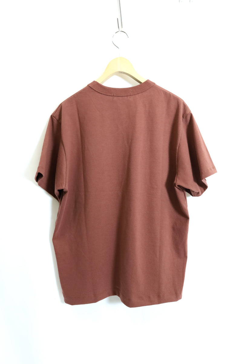 alvana / 空紡　Classic PK Tee Shirt - Red Brown