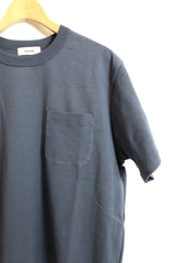 alvana / 空紡　Classic PK Tee Shirt - Stone Navy