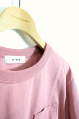 alvana / 空紡　Classic PK Tee Shirt - Vintage Pink