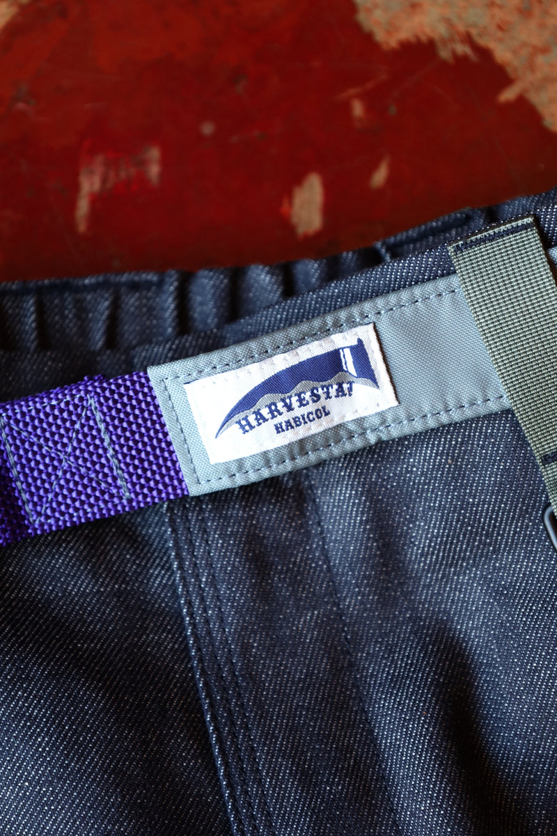 HARVESTA!HABICOL / For new denim knickers, commonly known as “hill belt” – Purple x Elephant Gray