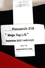 Mountain Research / Mega Tag L/S Tee - Black