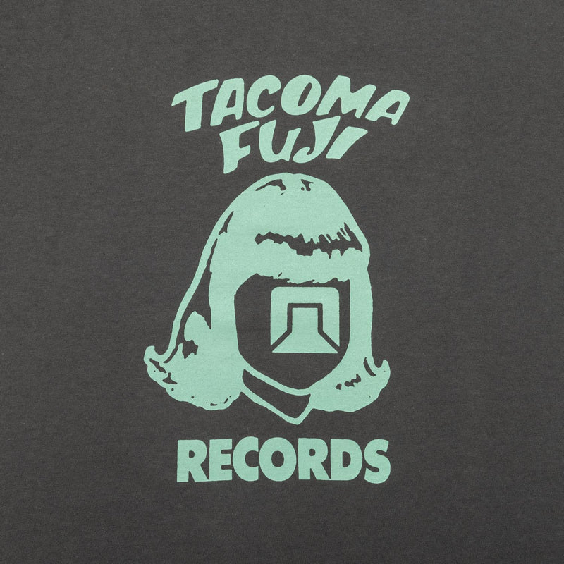 TACOMA FUJI RECORDS /TACOMA FUJI LOGO Tee designed by Tomoo Gokita - Charcoal 