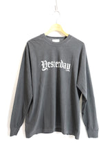 TODAY edition / TODAY LS Tee - Charcoal