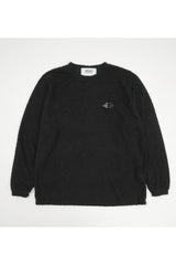 Hombre Nino / FLEECE L/S TEE - Black
