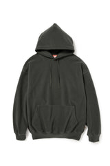 TRIBE WEAR /NOT BASIC FLEECE HOODIE - C.GRAY