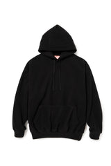 TRIBE WEAR /NOT BASIC FLEECE HOODIE - BLACK