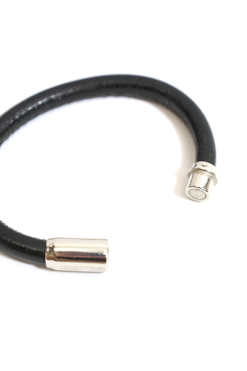 E.N.D / Magnetic Leather bracelet 8