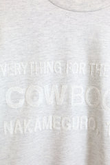 COW BOOKS / Book Vendor Long Sleeve T-shirt-（Logo/Ash)