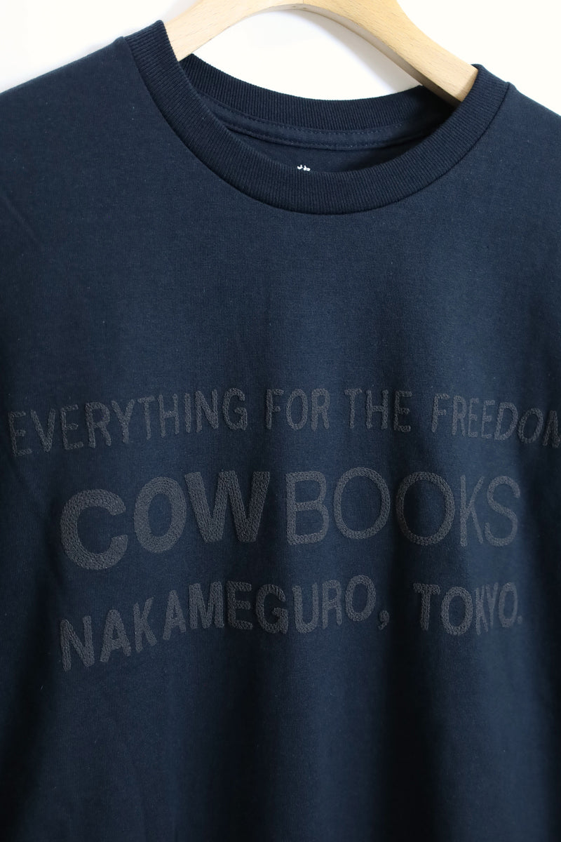 COW BOOKS / Book Vendor Long Sleeve T-shirt-（Logo/Black)