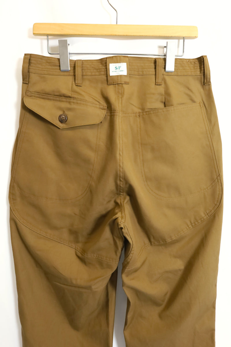 SASSAFRAS / Leaf Warden Pants 4/5 - Khaki