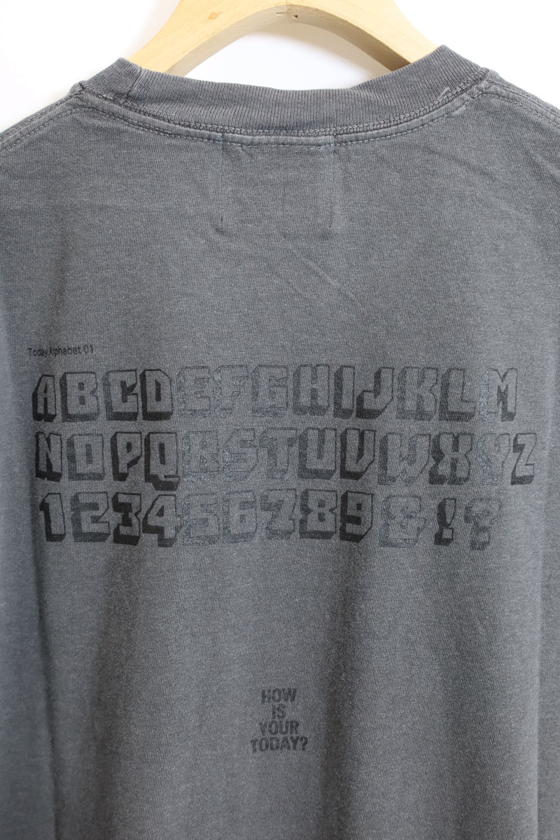 TODAY edition / VILLAGE #02 SS Tee - Charcoal