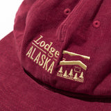 TACOMA FUJI RECORDS / Lodge ALASKA LOGO CAP ’23 - Burgundy