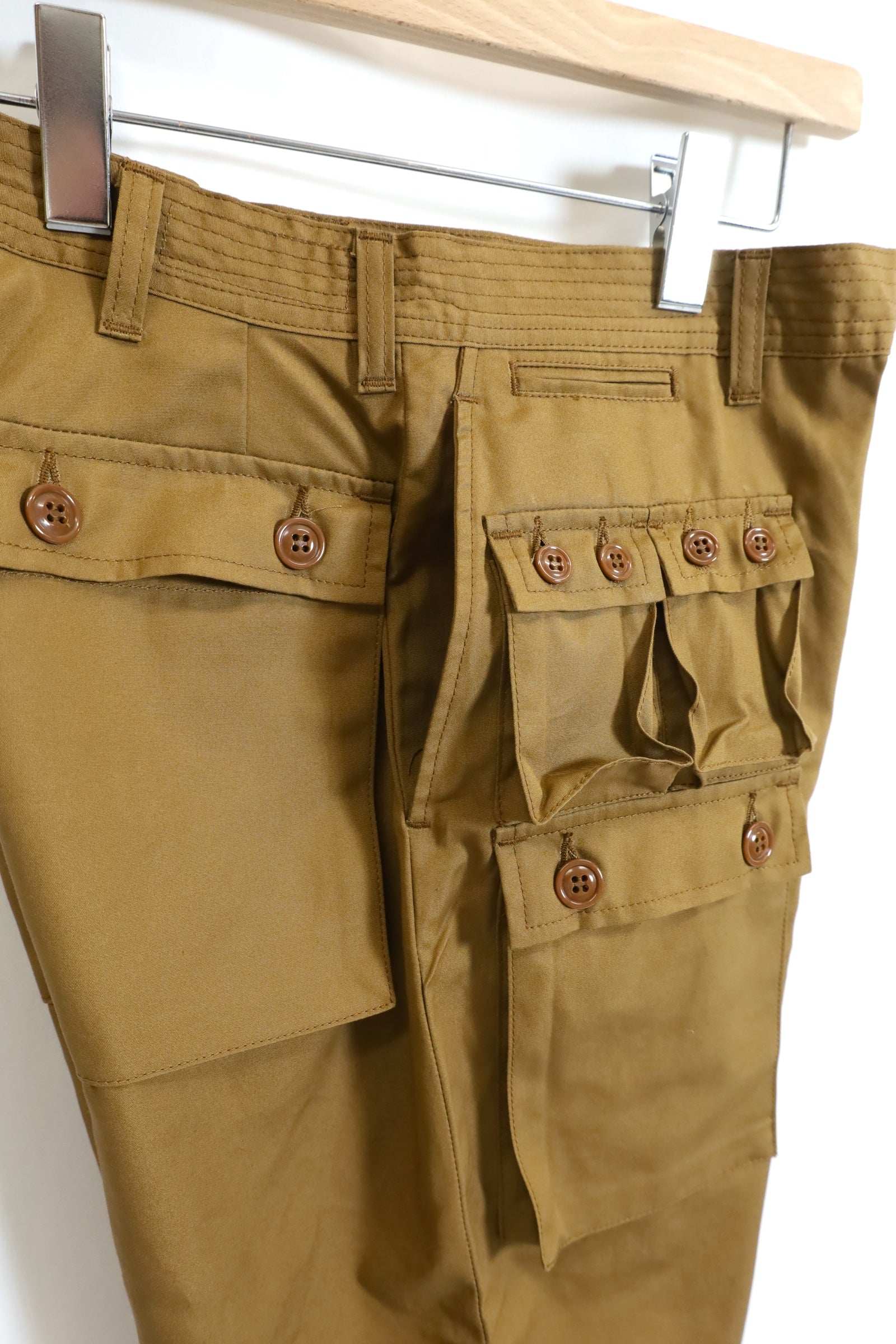 ササフラスG.D.Uミリタリーパンツ/バックサテン/ドーナッツボタンSIZE L SASSAFRAS / G.D.U. Pants 1/2 - SF-252254 – redtriangle