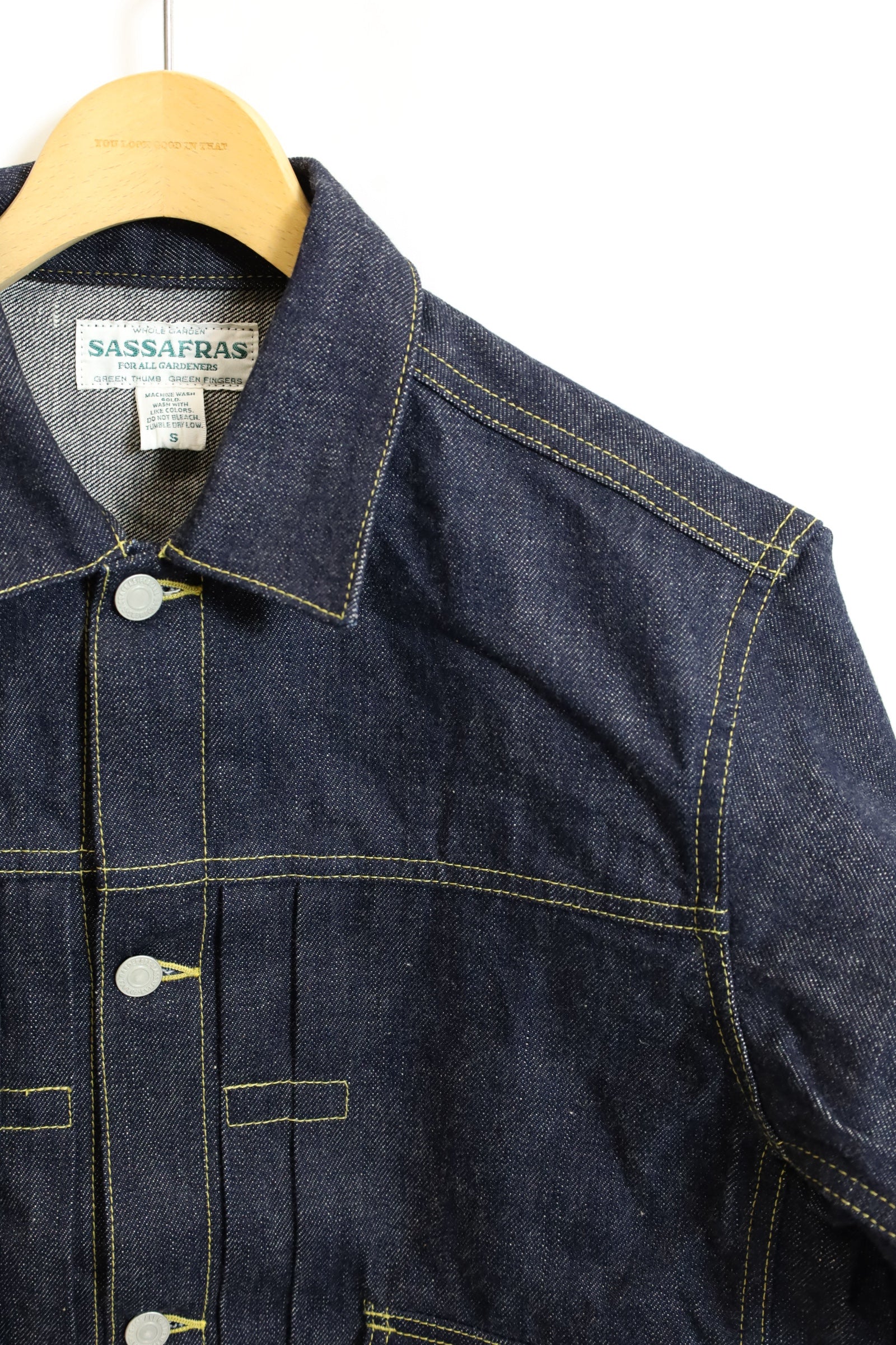 SASSAFRAS/Gardener Jacket(14oz Denim) – redtriangle