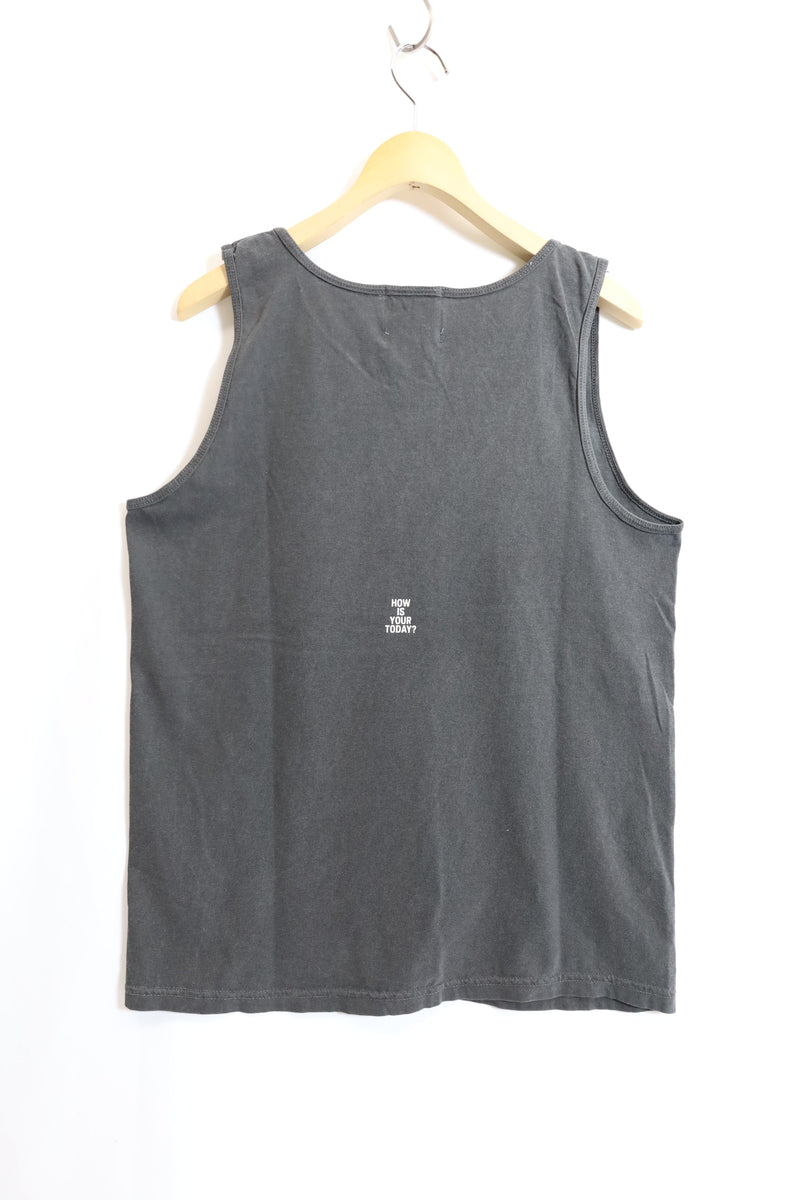 TODAY edition / "TODAY" Tank Top - Charcoal