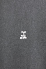 TODAY edition / "TODAY" Tank Top - Charcoal