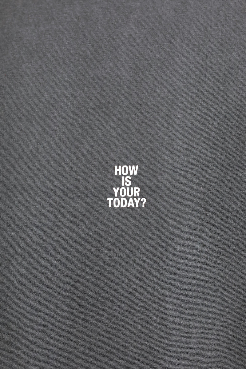 TODAY edition / "TODAY" Tank Top - Charcoal