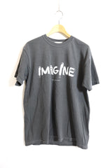 TODAY edition / "IMAGINE" SS Tee - Charcoal