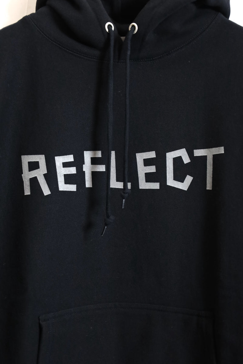 TODAY edition / REFLECT #02 HOODED SWEAT - Black